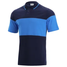 2021-2022 Scotland Leisure Polycotton Polo Shirt (Navy-Blue)