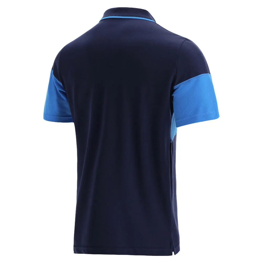 2021-2022 Scotland Leisure Polycotton Polo Shirt (Navy-Blue)