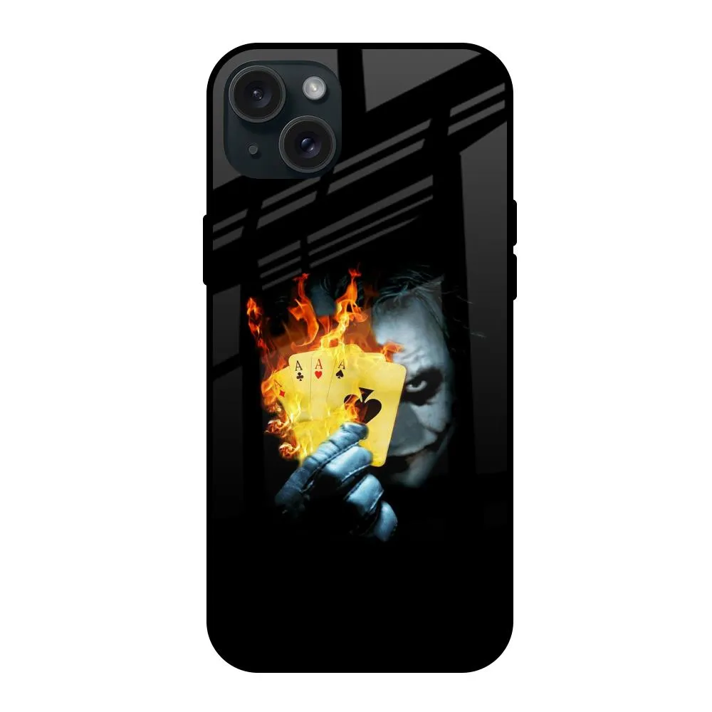 AAA Joker Glass Case for iPhone 15 Plus