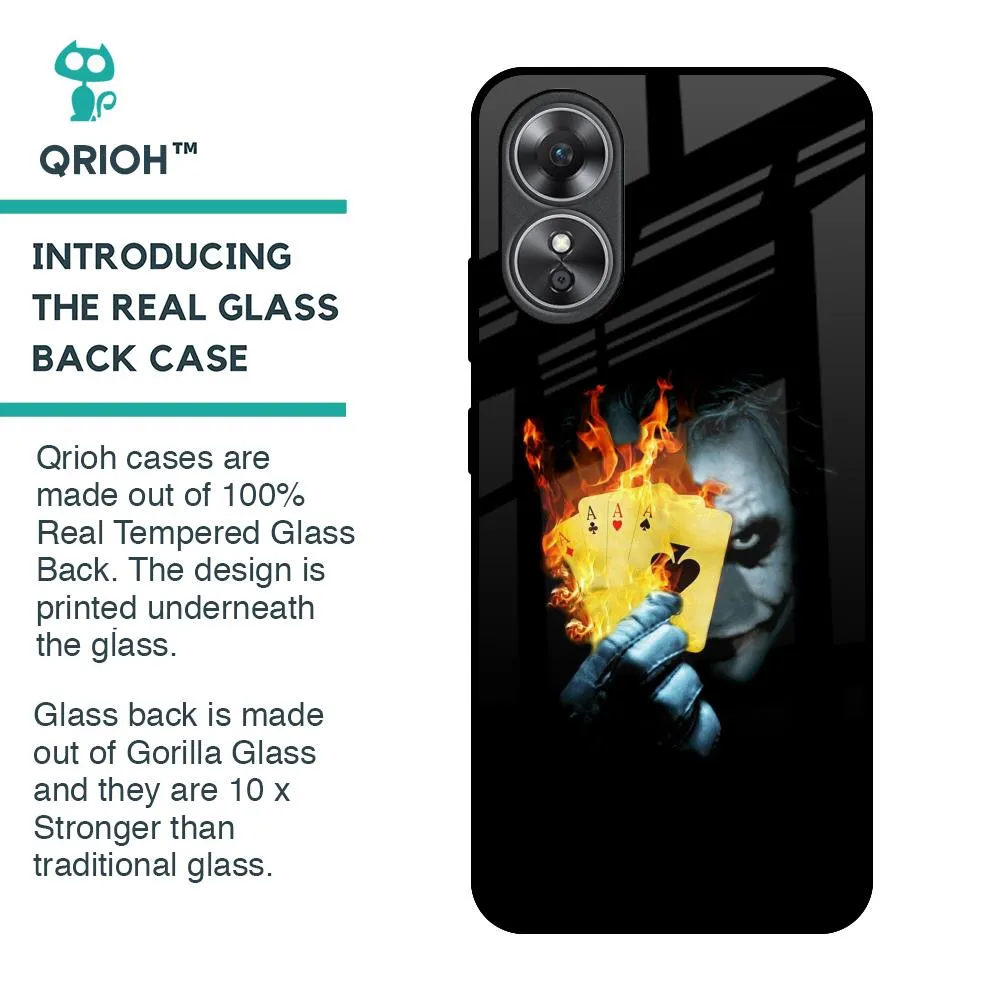 AAA Joker Glass Case for OPPO A17