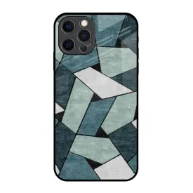 Abstact Tiles Glass Case for iPhone 12 Pro