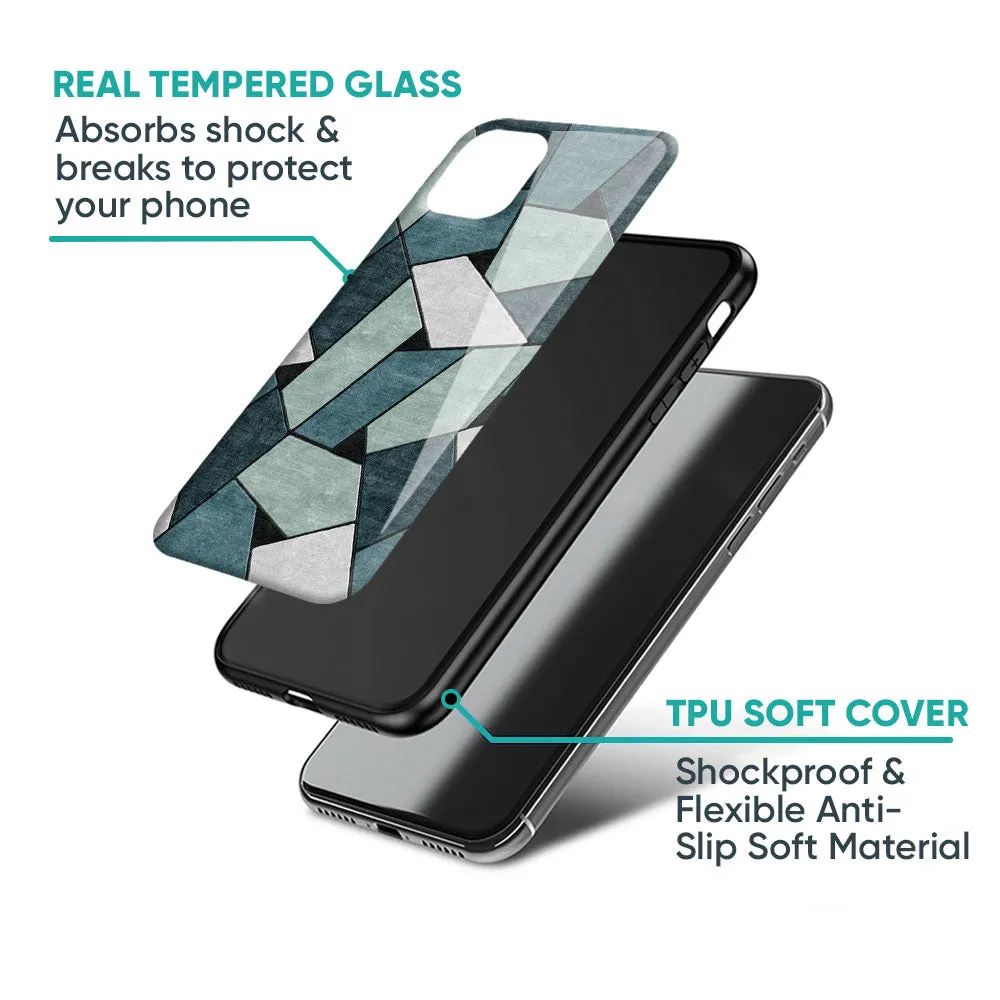 Abstact Tiles Glass Case for iPhone 12 Pro