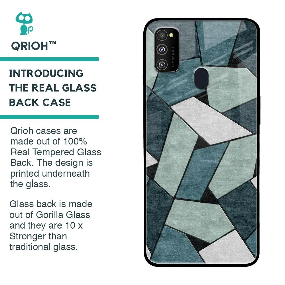 Abstact Tiles Glass Case for Samsung Galaxy M30s