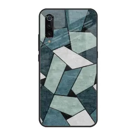 Abstact Tiles Glass Case for Xiaomi Mi A3