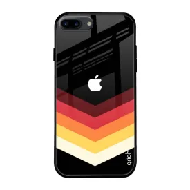 Abstract Arrow Pattern Glass Case For iPhone 8 Plus