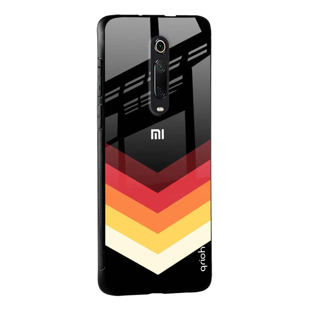 Abstract Arrow Pattern Glass Case For Mi 11i HyperCharge