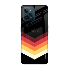 Abstract Arrow Pattern Glass Case For Realme C31