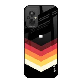 Abstract Arrow Pattern Glass Case For Redmi 11 Prime