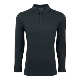 adidas Men's Adipure Cotton Plaited L/S Polo