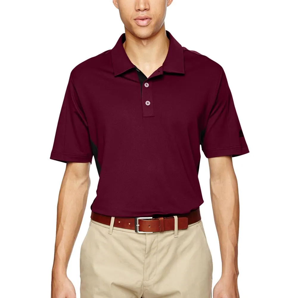 adidas Men's Puremotion Colorblock 3-Stripes Polo