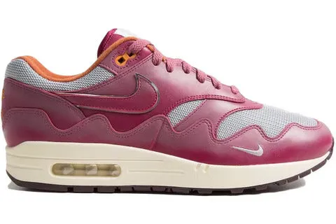 Air Max 1 Patta Waves Rush Maroon