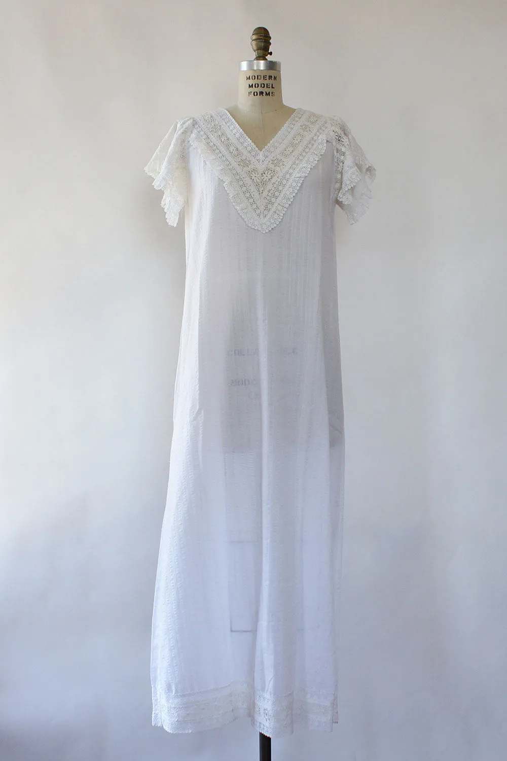 Airy Crochet Maxi Dress