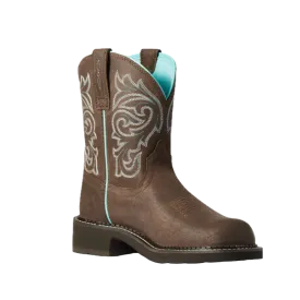 Ariat Ladies Fatbaby Heritage Mazy Java Brown Western Boots 10038377