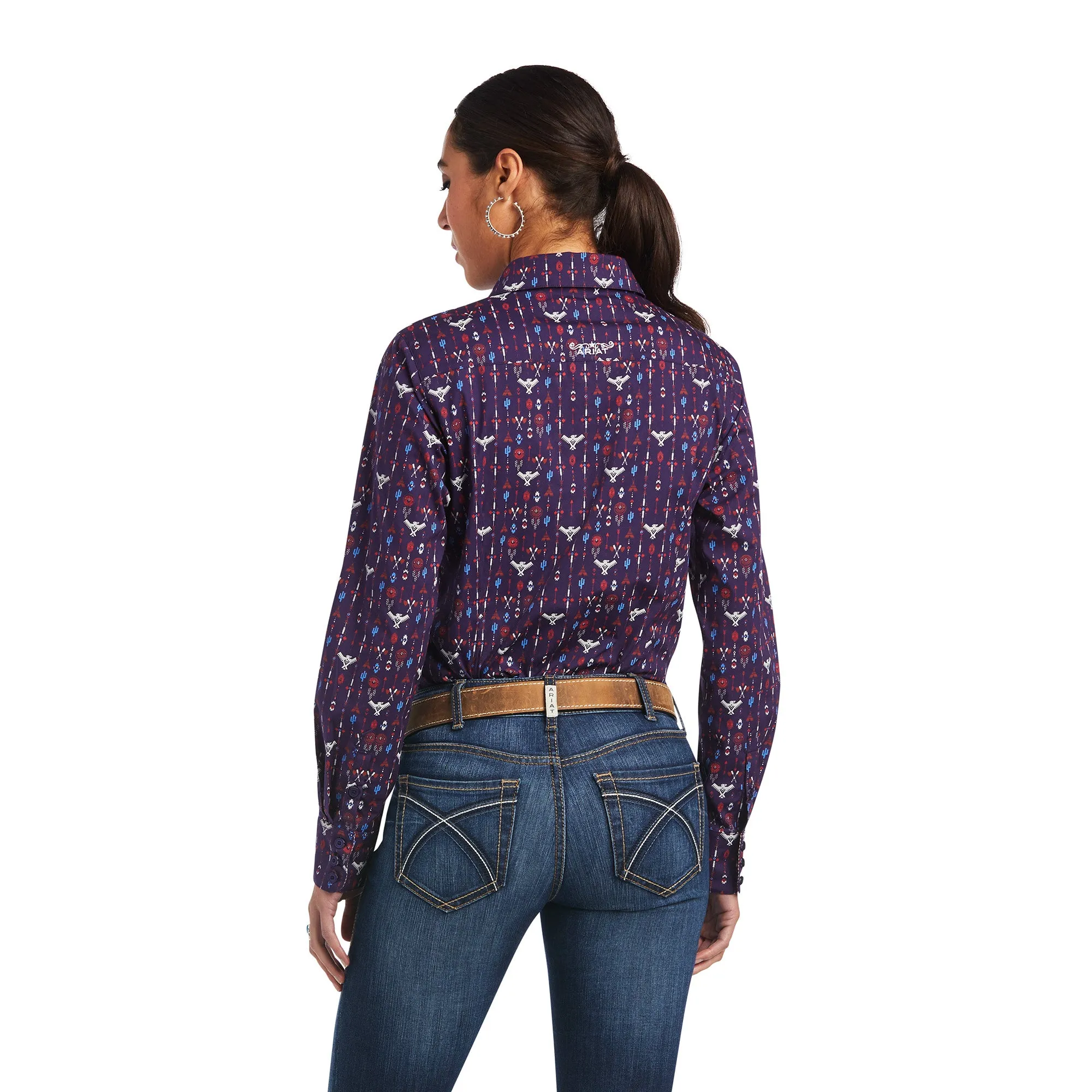 Ariat Ladies Kirby Stretch Tribal Lore Print Shirt 10040579