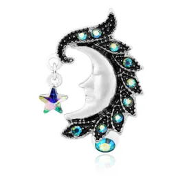 Aurora Blue Moon Belly Piercing Ring