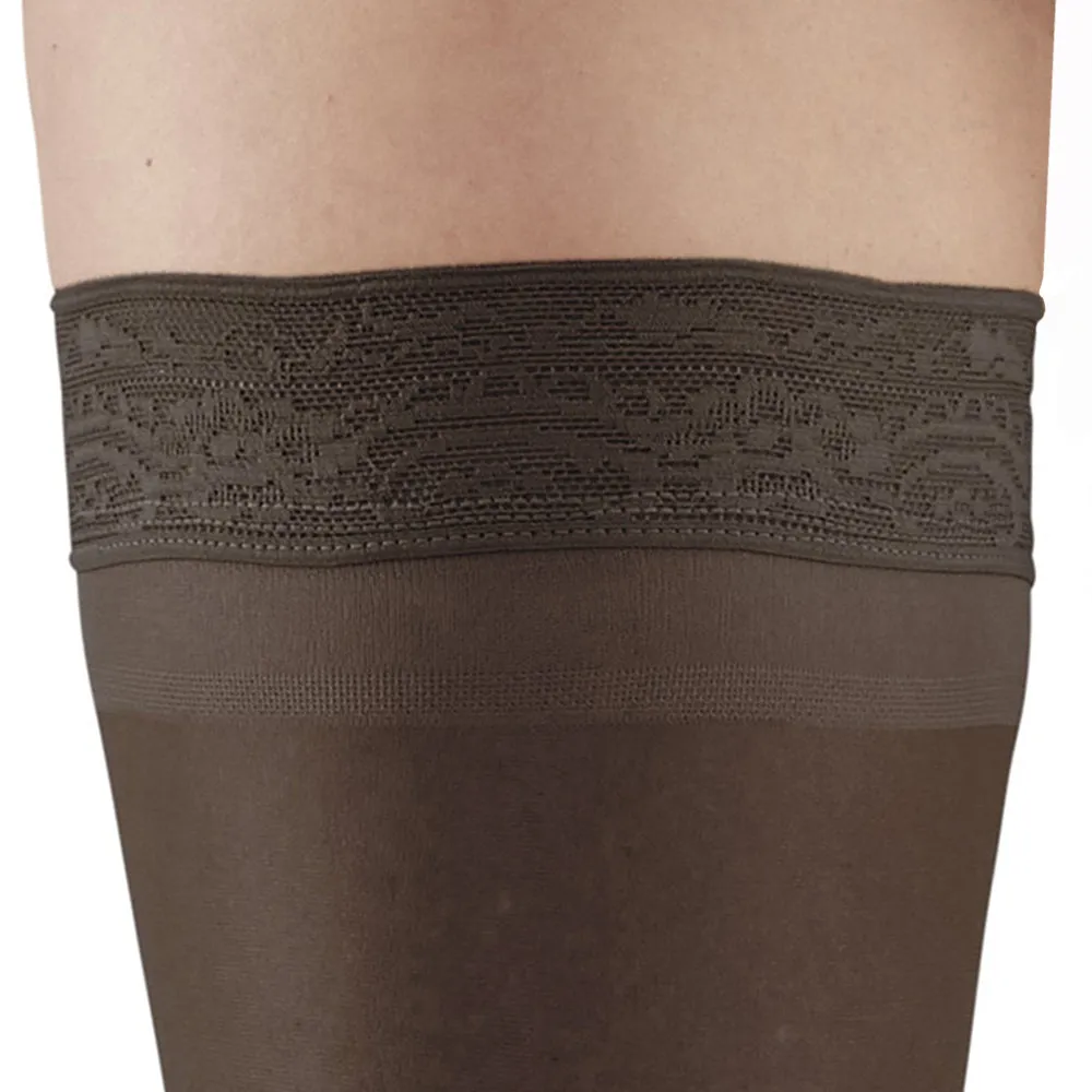 AW Style 74 Soft Sheer Thigh Highs w/Band - 8-15 mmHg (3 Pack)