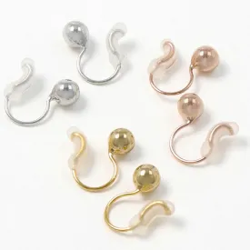 Ball Airy Fit Clip On Earrings