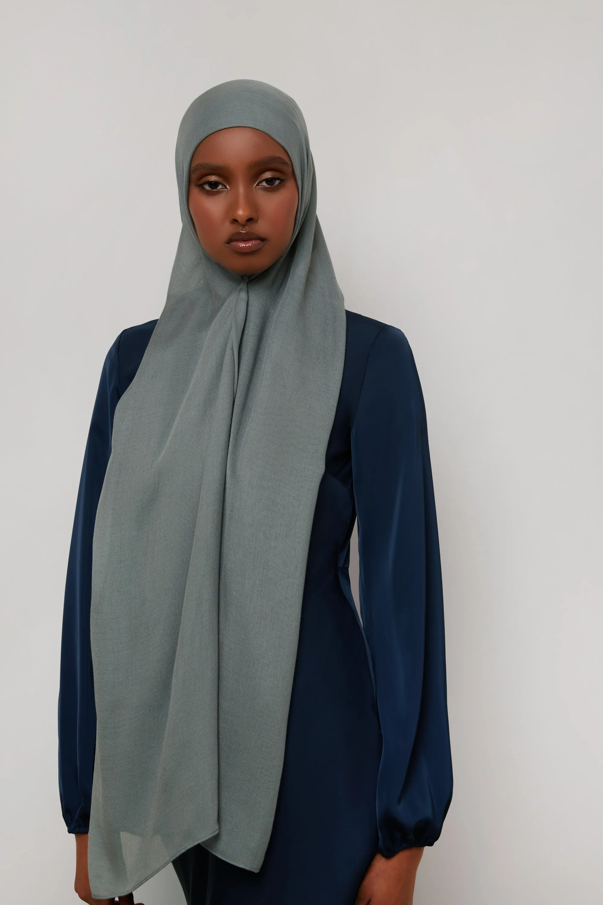 Bamboo Woven Hijab - Sedona Sage