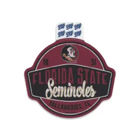 Blue 84 Seminole Logo Florida State Seminoles Tallahassee FL Circle Decal