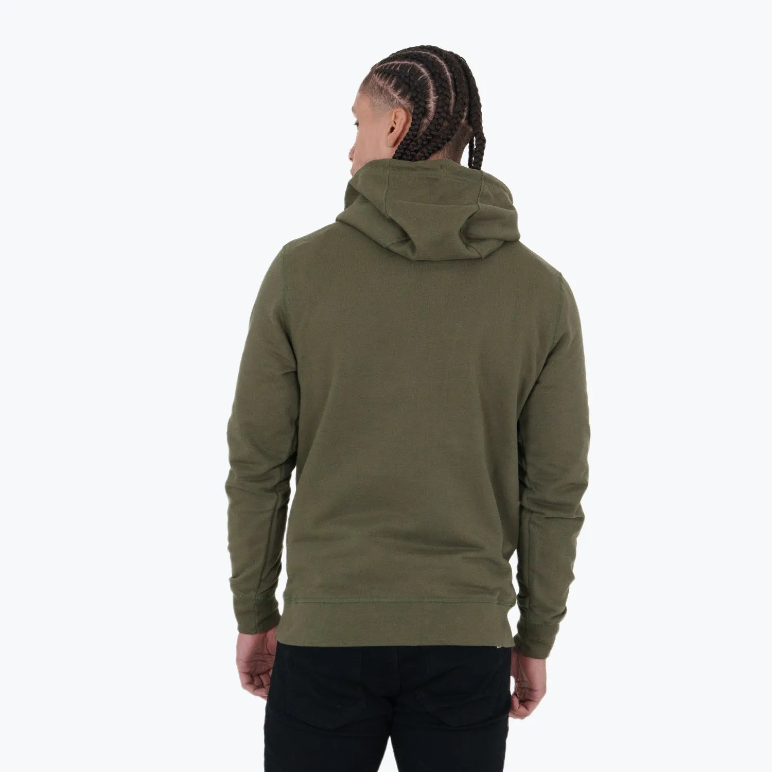 Box Logo Hoodie Olive