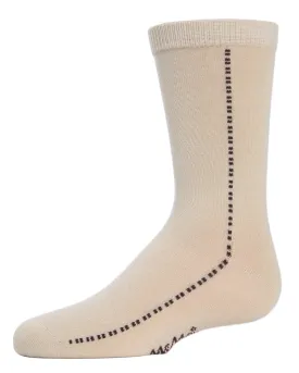 Boys' Dots On Down Mercerized Cotton Crew Socks