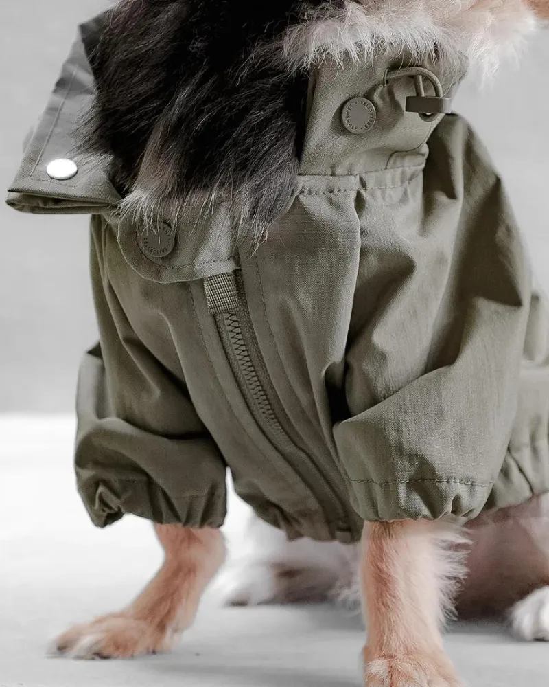 Brooklyn Nylon Water Resistant Dog Jacket (FINAL SALE)