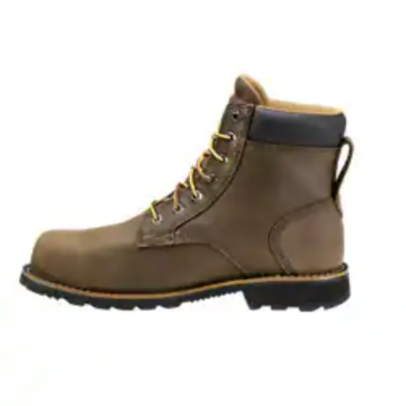 Carhartt Men's Frontier 6" Comp Toe Water Resistant Boot- Brown- FN6365-M