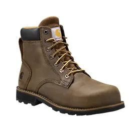 Carhartt Men's Frontier 6" Comp Toe Water Resistant Boot- Brown- FN6365-M