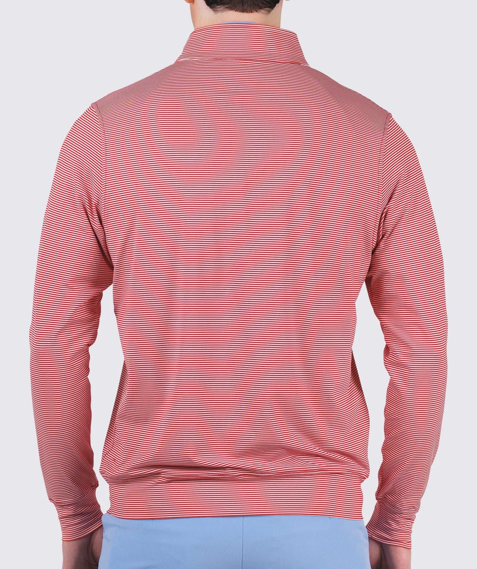 Carter Stripe Quarter-Zip Pullover - Closeout