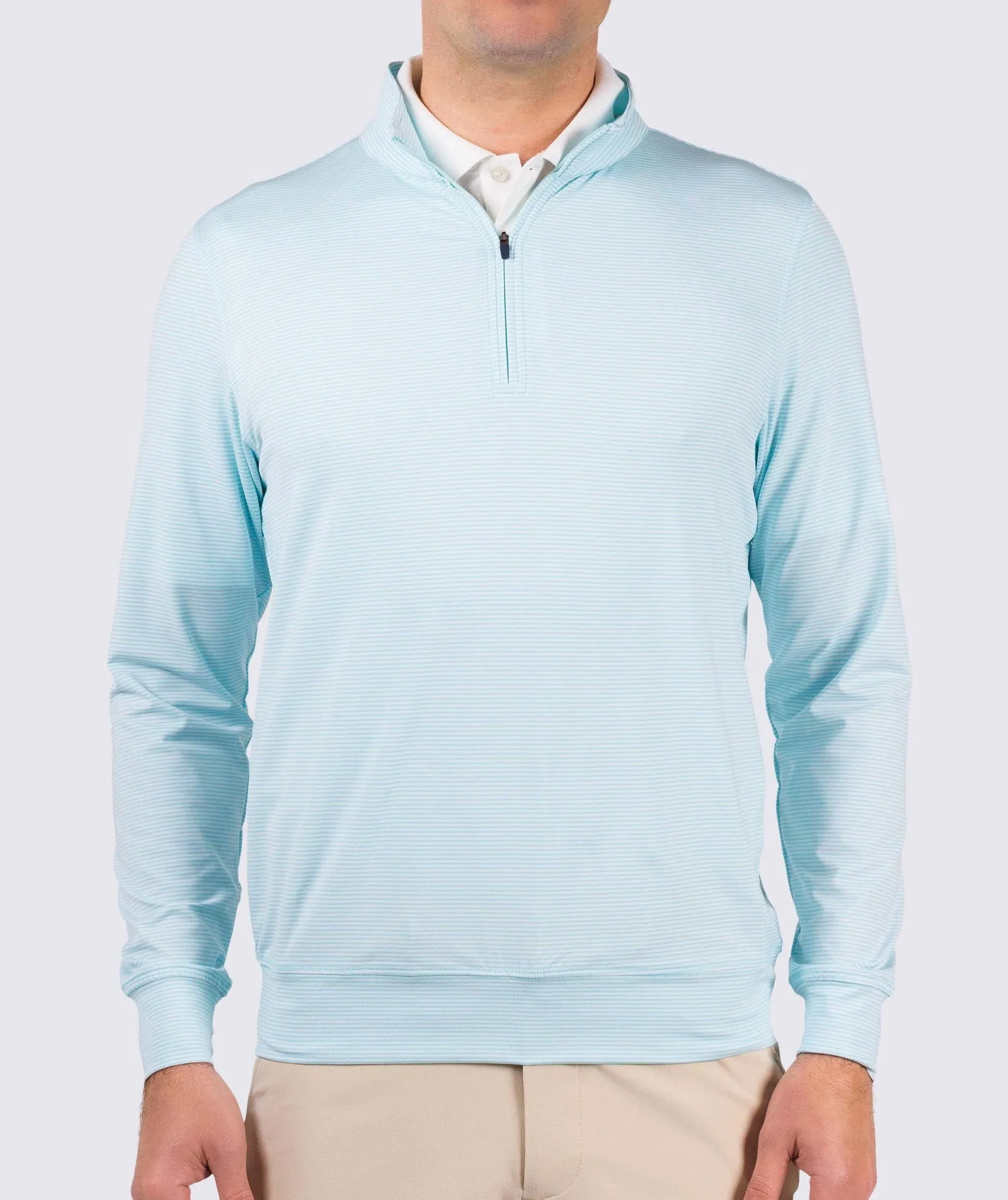 Carter Stripe Quarter-Zip Pullover - Closeout