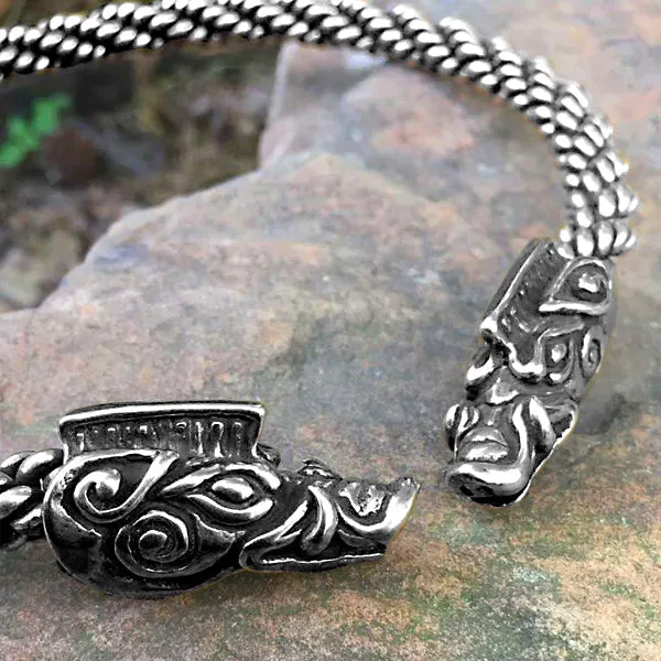 Celtic Boar (Heavy Braid) - Bronze or Silver