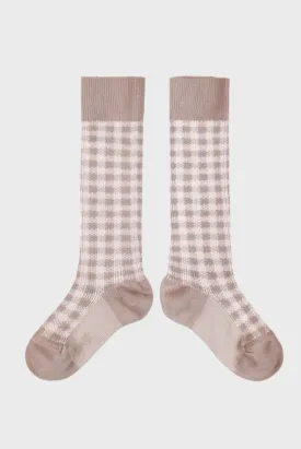 Claude- Gingham Socks