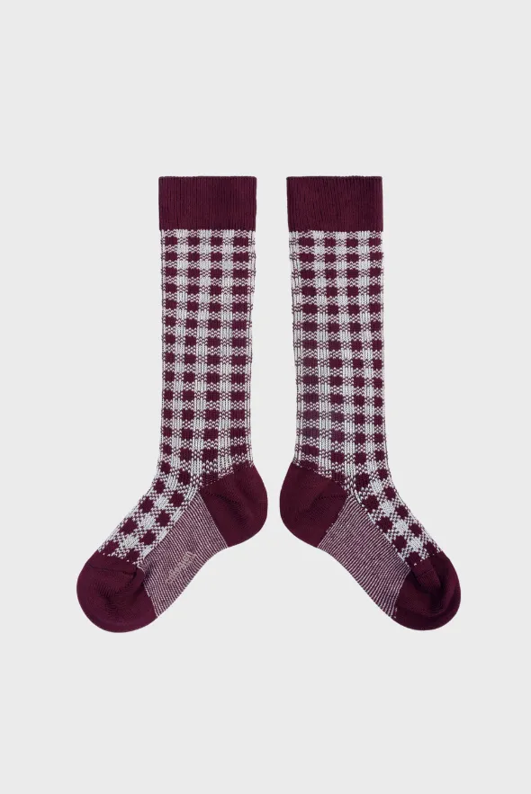 Claude- Gingham Socks