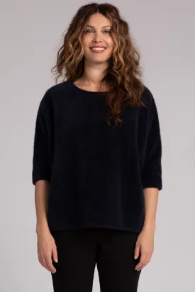 Cozy Nu Clip Top | Navy