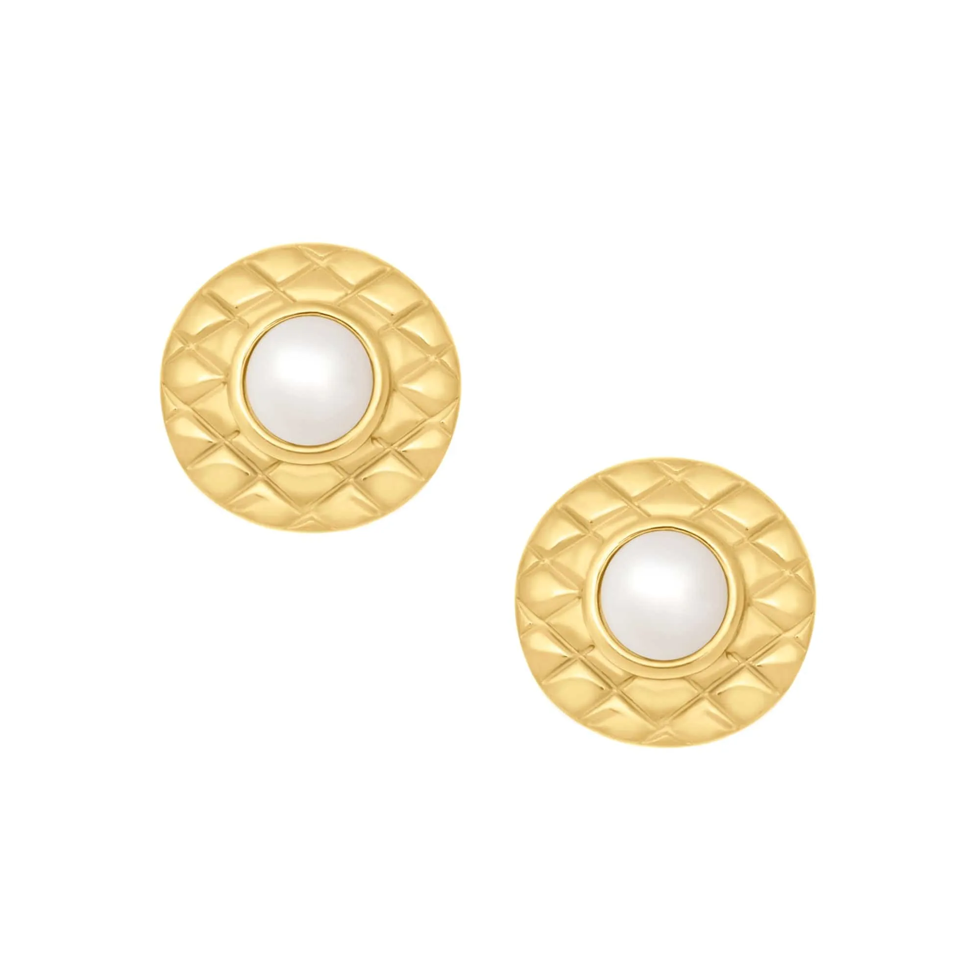 Diana Pearl Stud Earrings