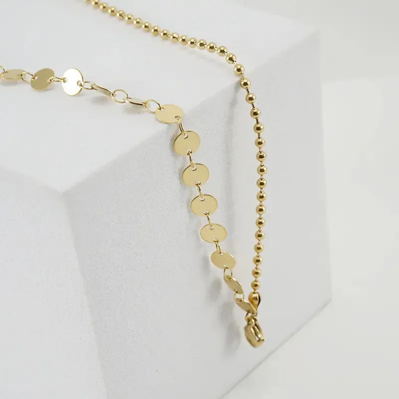 Double Layer Dotted Anklet