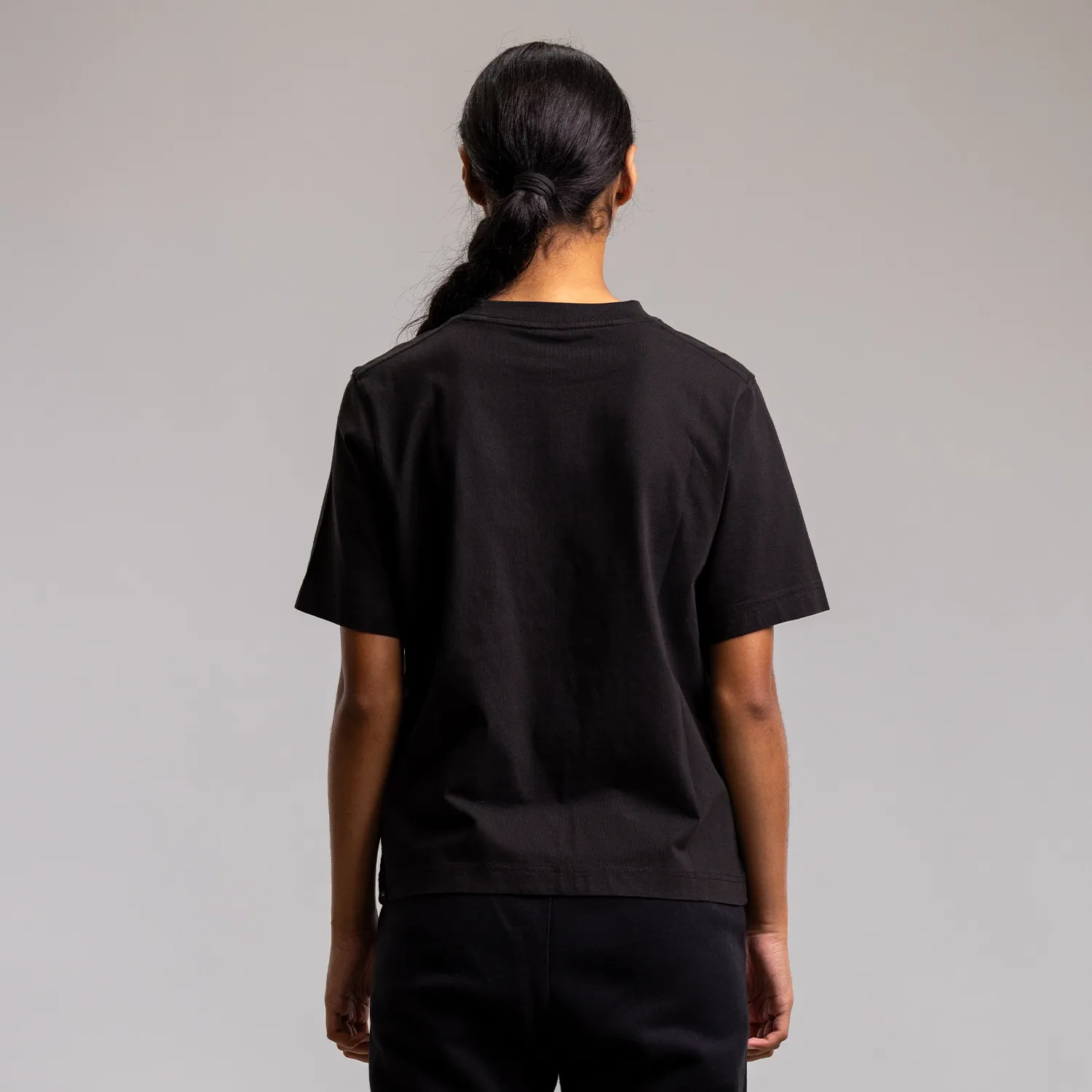 Down Hill Block Tee Womens WASHED BLACK