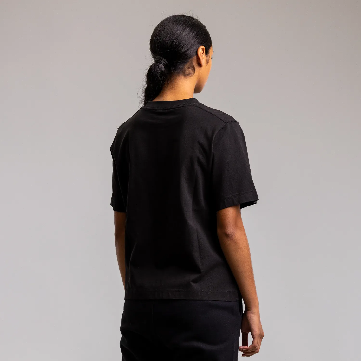 Down Hill Block Tee Womens WASHED BLACK