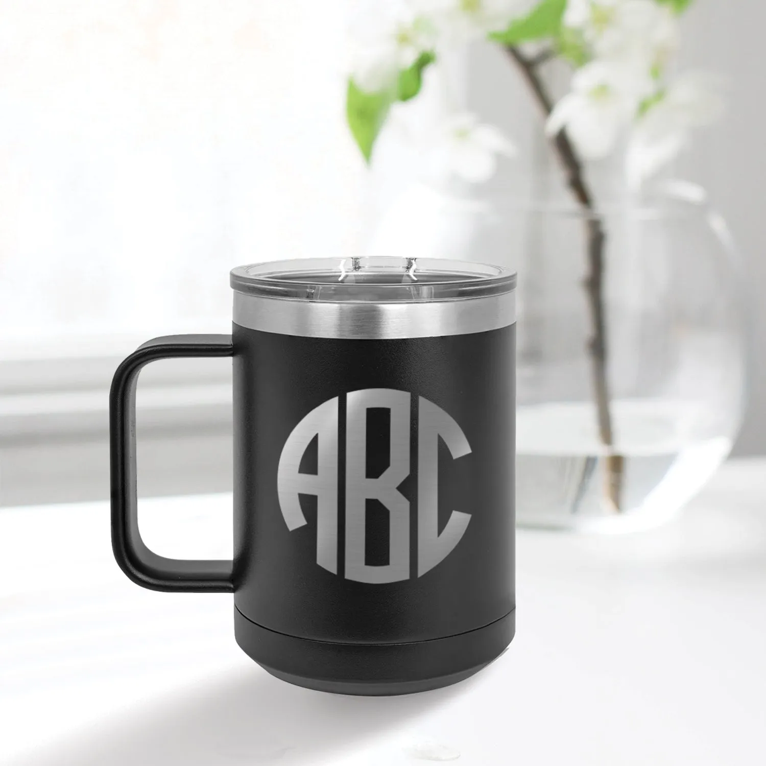 Engraved 15 oz Coffee Tumbler