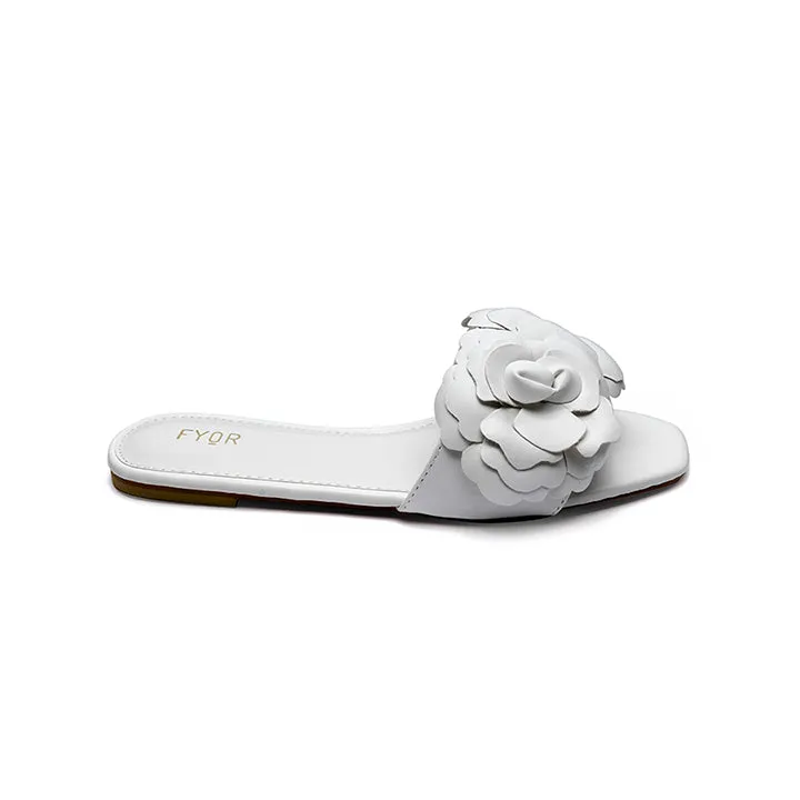 Faux Flower Slip On Sandal MY 222