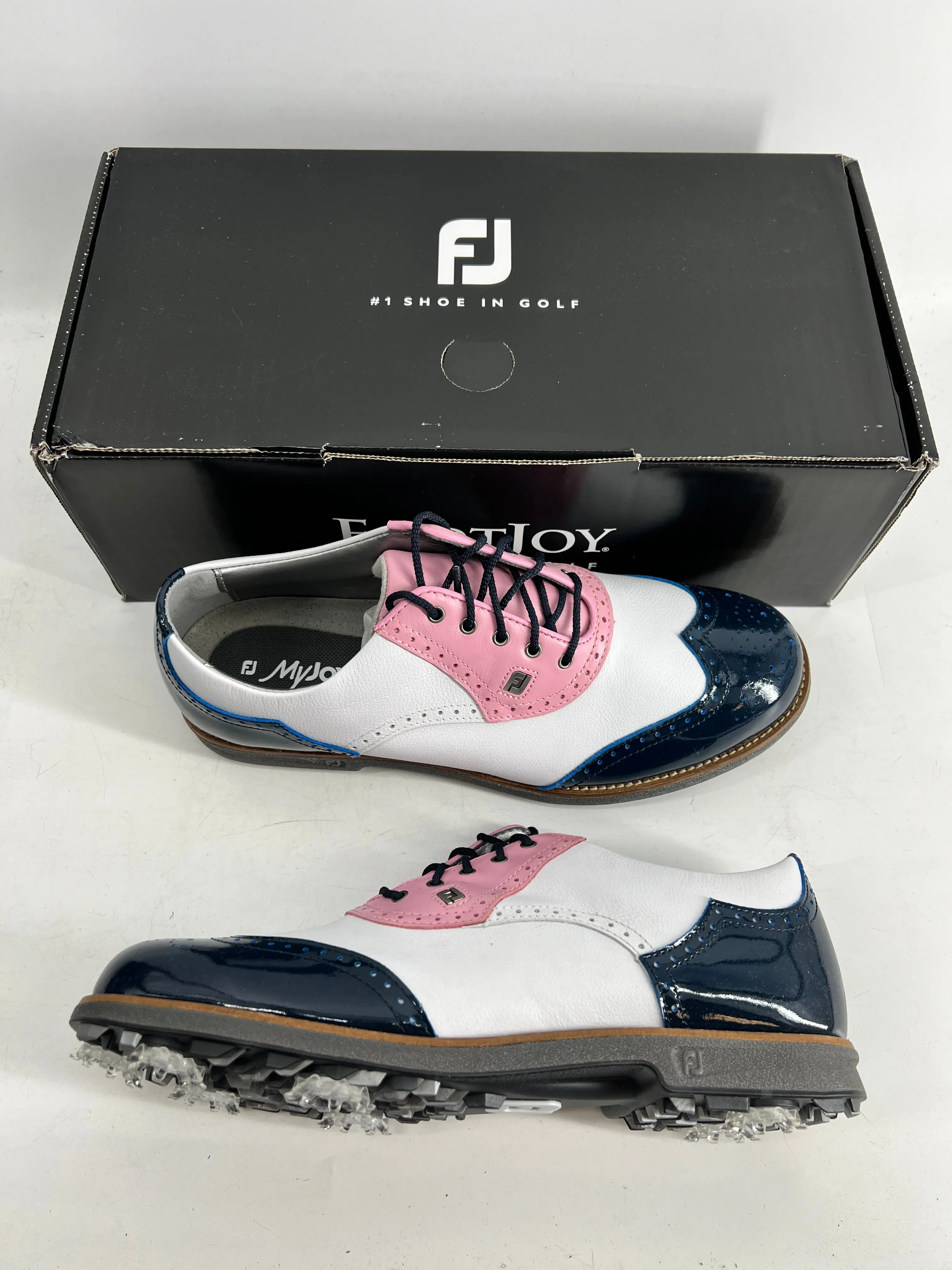 Footjoy MyJoys Premiere Series Shield Tip Women's Golf Shoes Custom 10 Medium