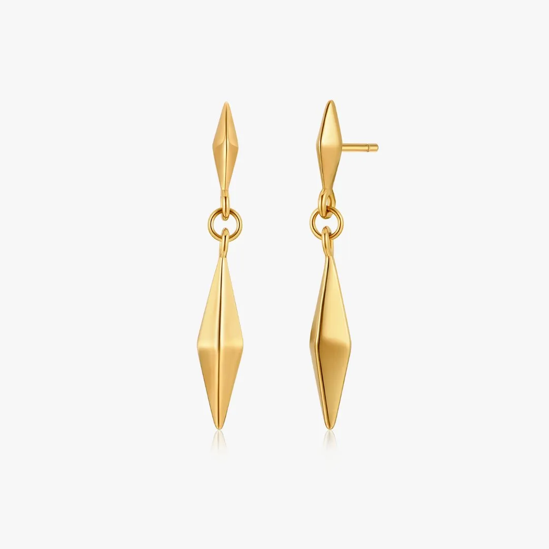 Geometric Drop Earrings (Greek Inspired Collection)