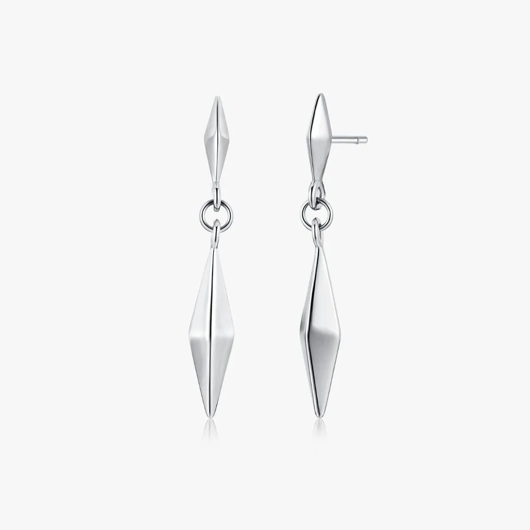 Geometric Drop Earrings (Greek Inspired Collection)