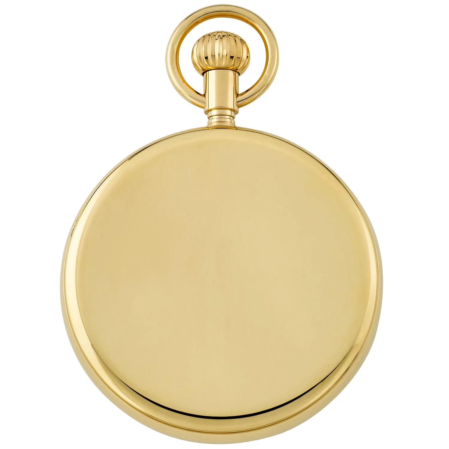 Gotham Men's Gold Plated Stainless Steel Mechanical Hand Wind Railroad Pocket Watch # GWC14111G