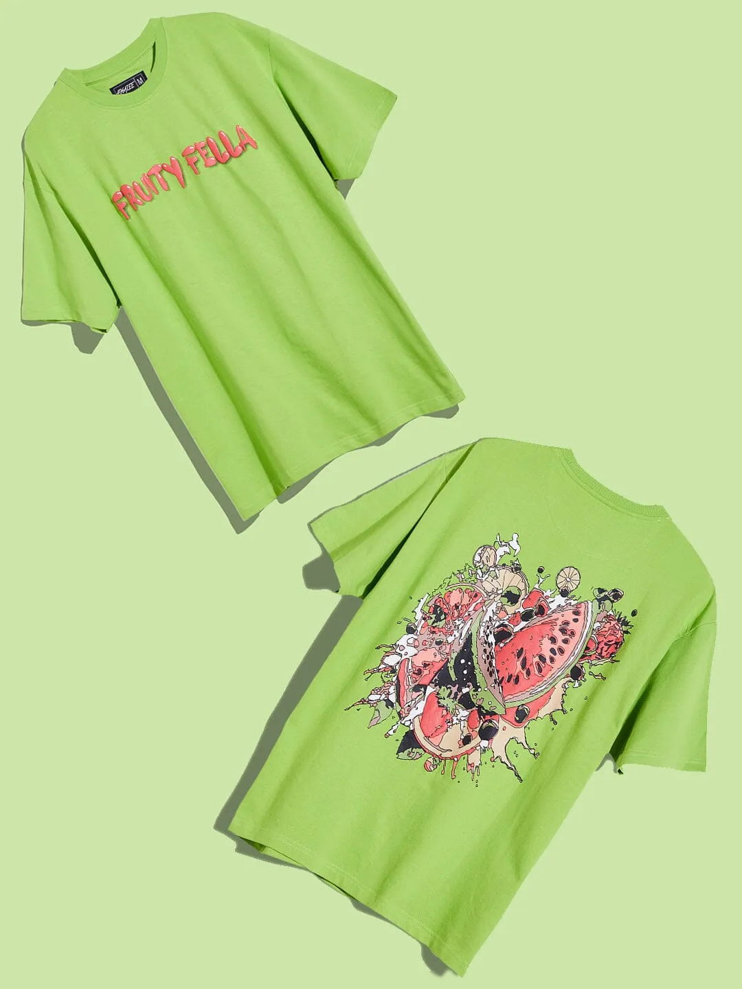 Green Fruity Fella Oversized Tshirt