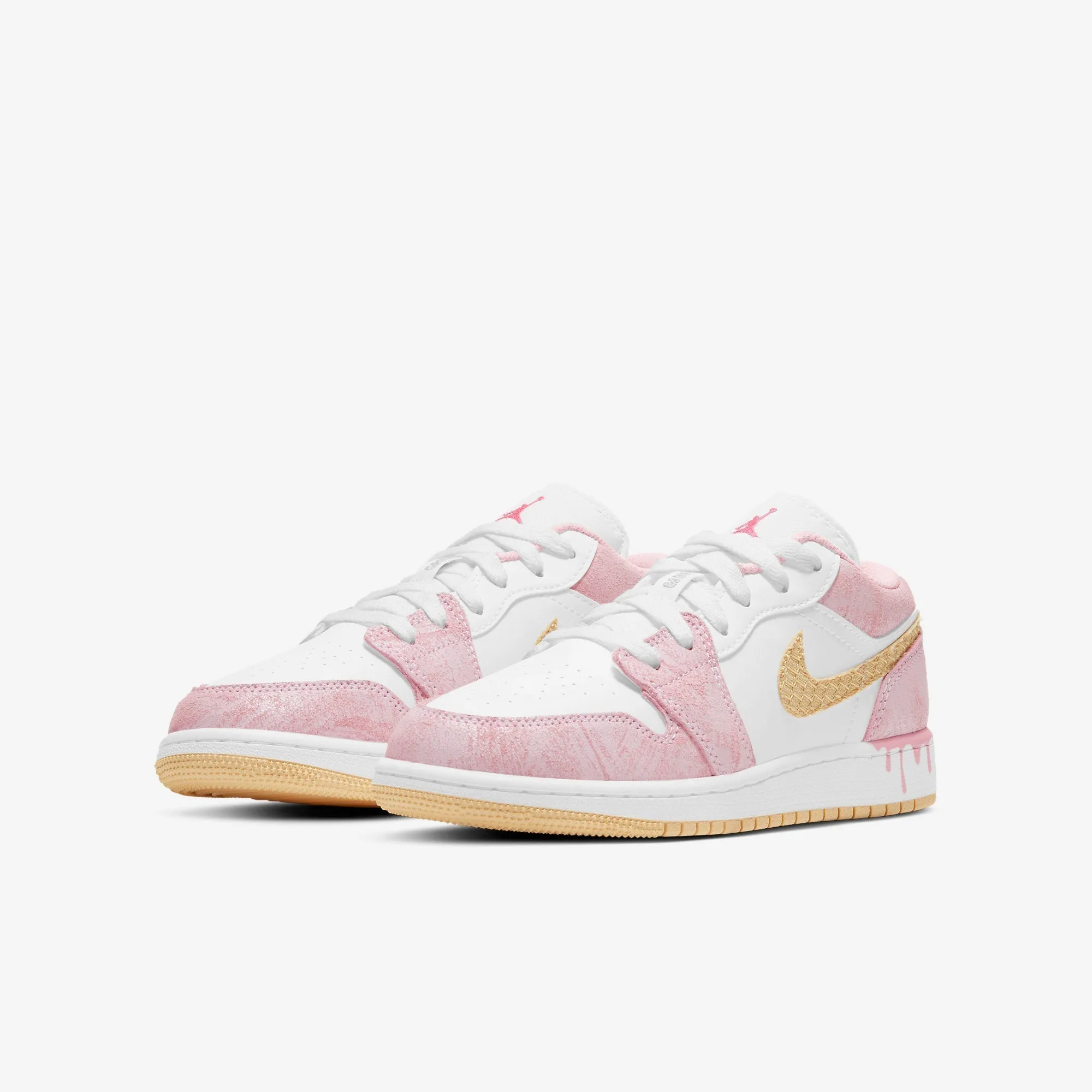 (GS) Air Jordan 1 Low SE 'Paint Drip' (2021) CW7104-601