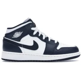 (GS) Air Jordan 1 Mid 'Obsidian' (2019) 554725-174