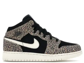 (GS) Air Jordan 1 Mid SE 'Leopard / Cheetah' (2019) BQ6931-021