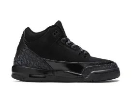 (GS) Air Jordan 3 Retro 'Black Cat' (2007) 834014-002