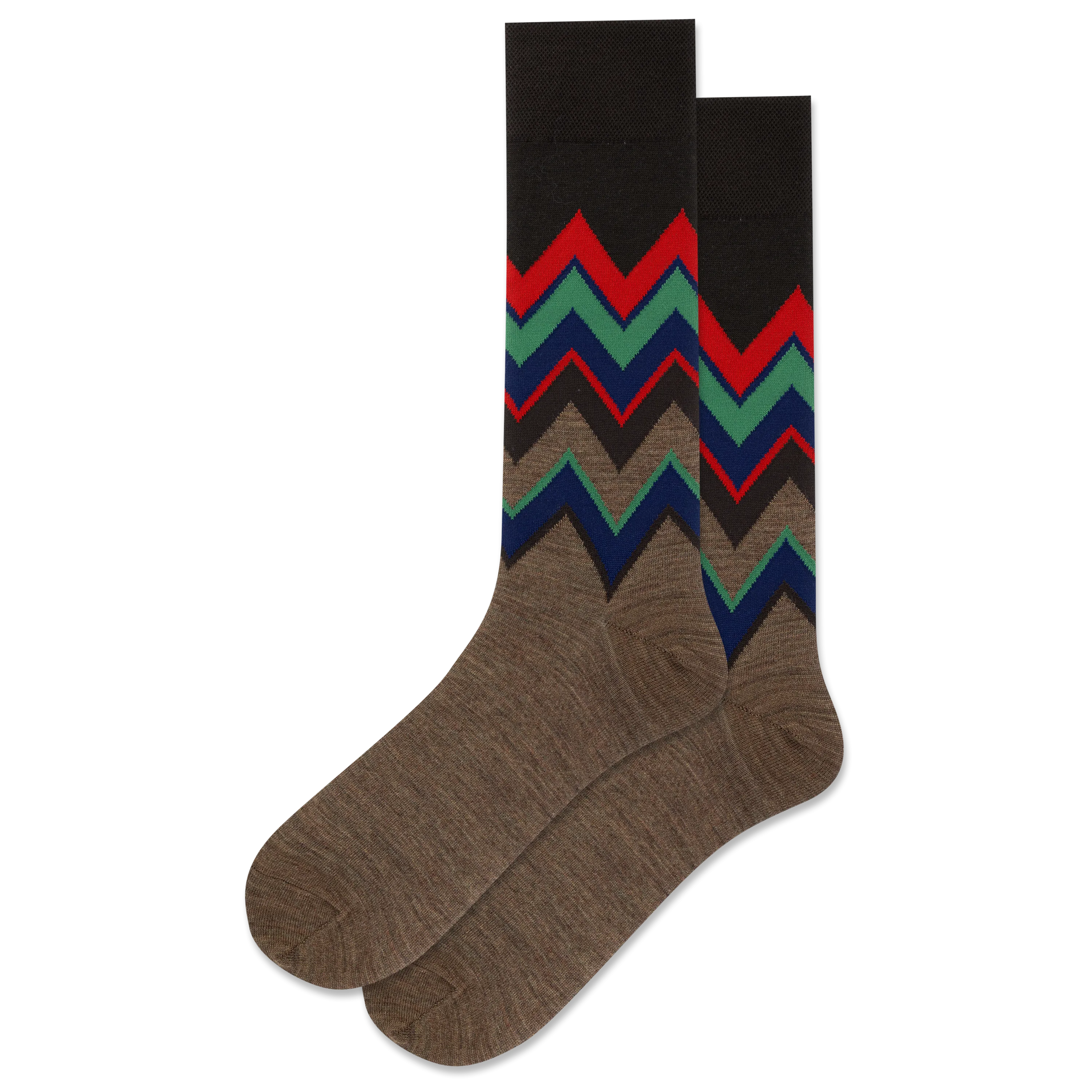 HOTSOX Men's Chevron Wool Crew Sock